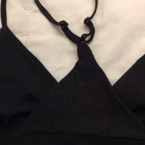 Ivivva black bralette with lace trim - Picture 4 of 5